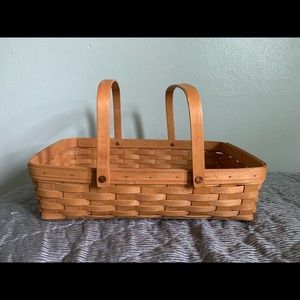 Longaberger Large Gathering Basket - Swing Handles